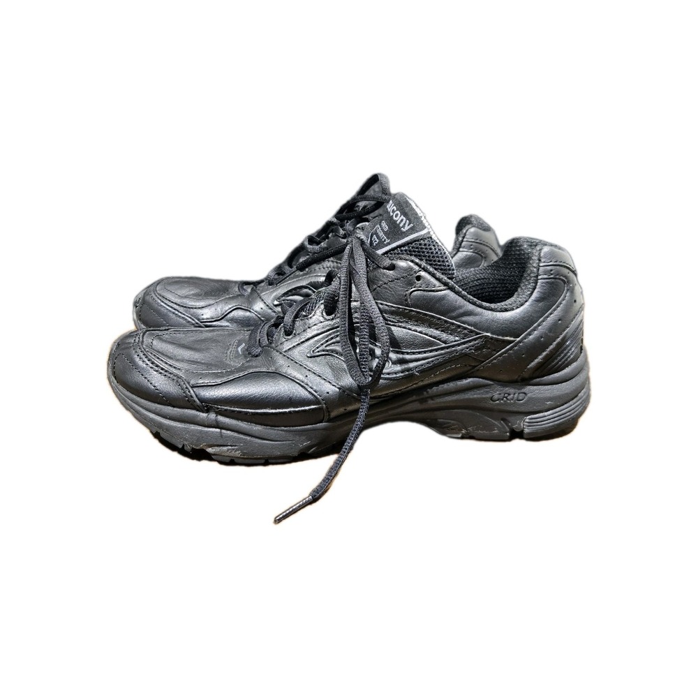 Saucony ProGrid Integrity ST2 Womens Size 10.5 Wide Walking Shoes Sneakers Black